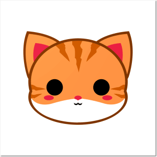 Cute Ginger Cat Posters and Art